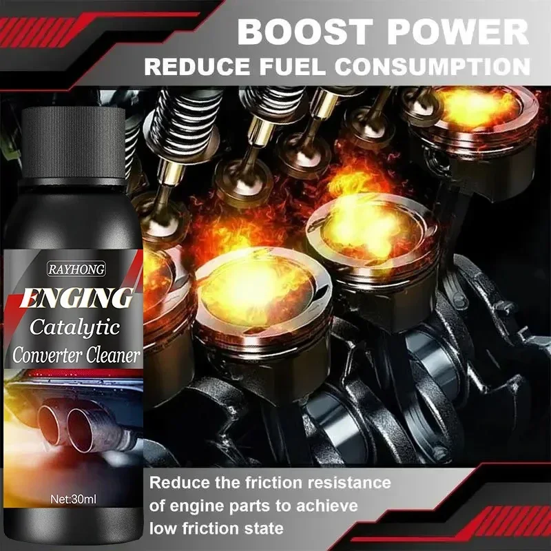 Catalytic Converter Cleaner Engine Boost Up Carbon Removal Reduce Fuels Consumption Engine Accelerators For Diesel Car