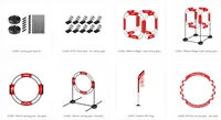 LDARC  500mm/765mm racing gate , fpv gate +base(B1) 560mm/1250MM FPV Flag,780mm Magic cube racing gate for FPC racing train
