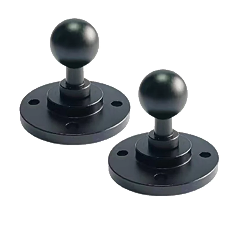 Aleación de aluminio 17mm cabeza de bola 25mm/40mm adaptador de base montaje de Clip para cámara teléfono GPS conversión y arreglar accesorios de soporte de cámara