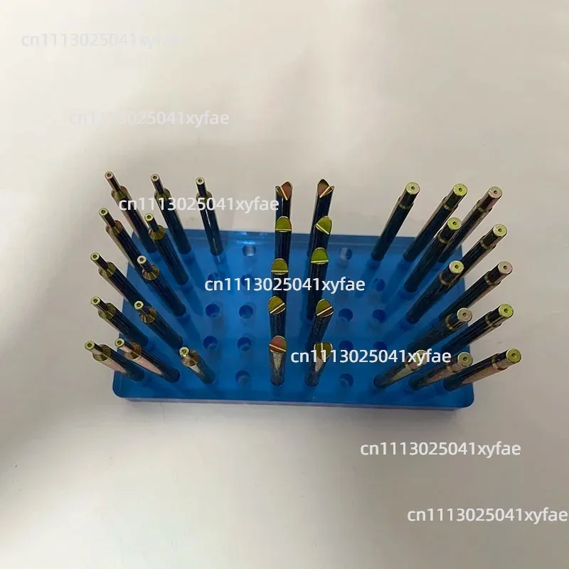34Pcs Gemstone Measuring Rod Polishing Tools 6mm×65mm Size Inspection Kit