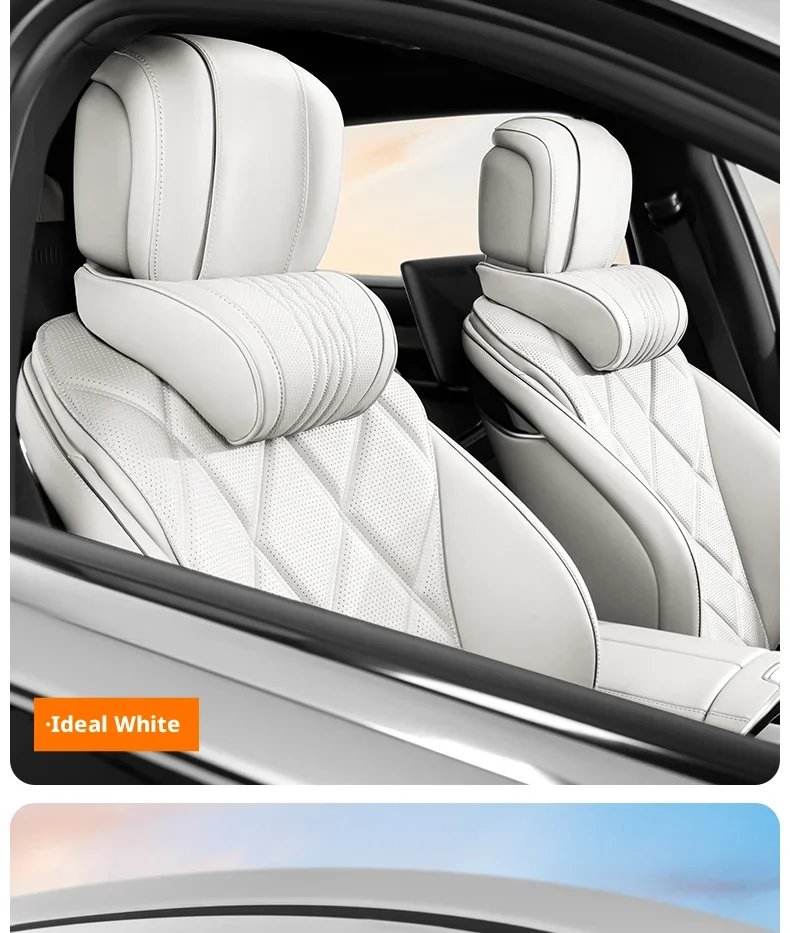Auto-Kopfstützenkissen 2 Stück Nappaleder für Chery Tiggo 7 Tiggo 8 Tiggo 9 Tiggo 5x Omoda 5 Jaecoo 7 Auto-Innenausstattung Zubehör – Detail 22