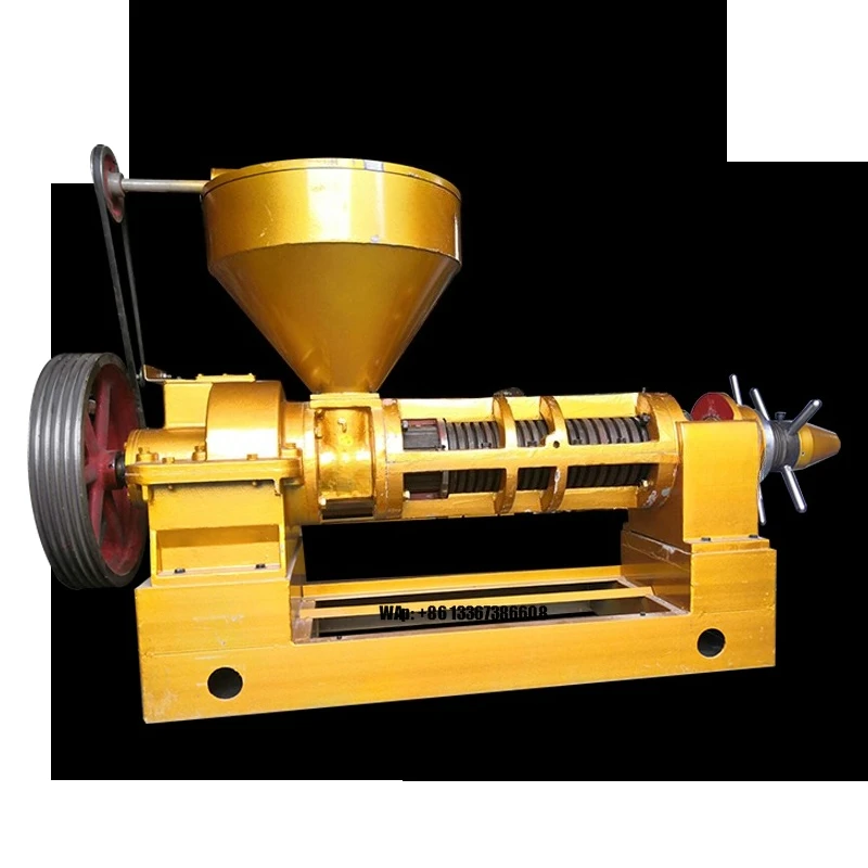 YZYX140 Soybean Sunflower Seed Peanut Palm Kernel Rapeseed Coconut Flaxseed Spiral Cold Oil Mill Press