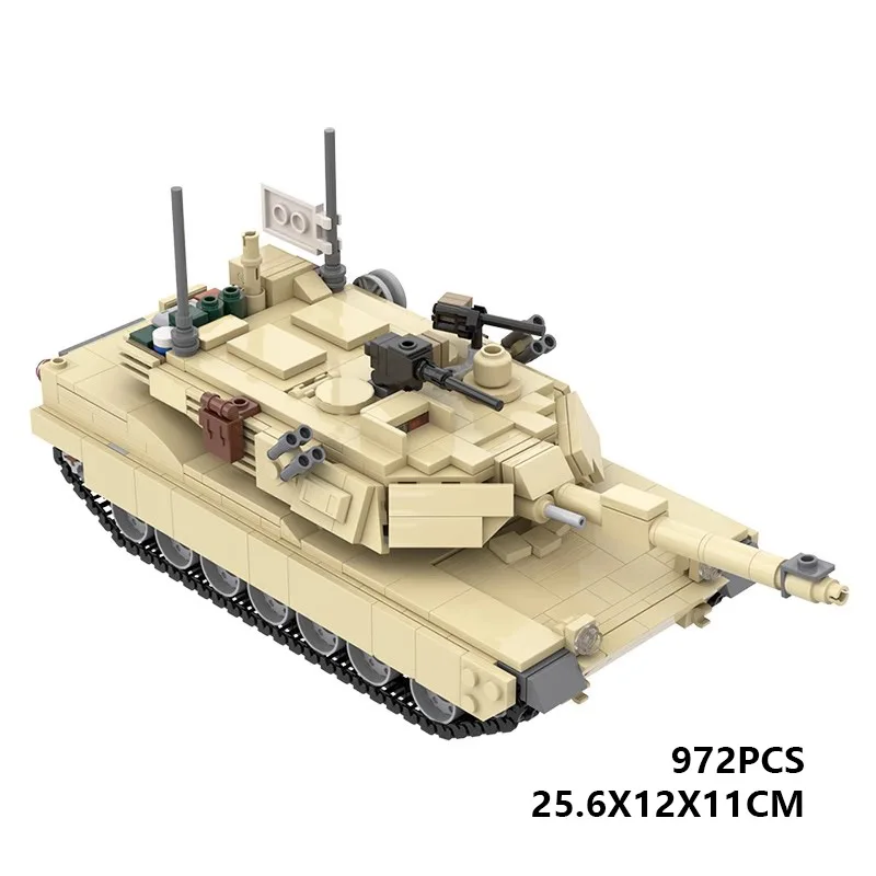 MOC-36237 Building Blocks Abrams Tank Model ของขวัญสร้างสรรค์ปริศนา Building Blocks ชุด