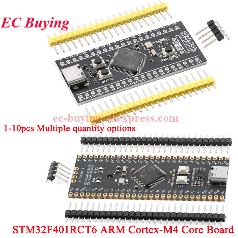 STM32F401RCT6 Minimum System Development Board STM32 ARM Cortex-M4 Core Learning Module Type-C Port Compatible STM32F401CCU6