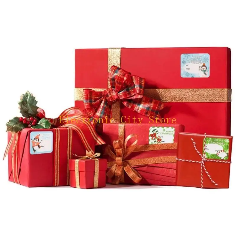 20 Counts Christmas Name Sticker Labels for Seal Envelope Card Candy Bag HU8D