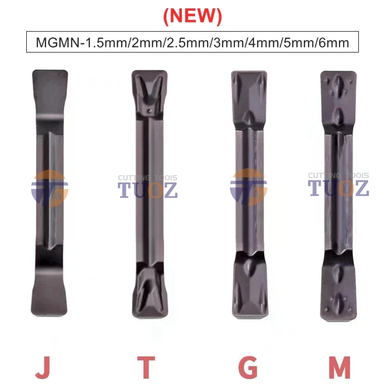 MGMN 1.5mm 2mm 2.5mm 3mm 4mm 5mm 6mm Carbide Grooving Inserts MGGN MGMN300 -JM -T -G -M  CNC Slotted Blade Lathe Cutter Tool