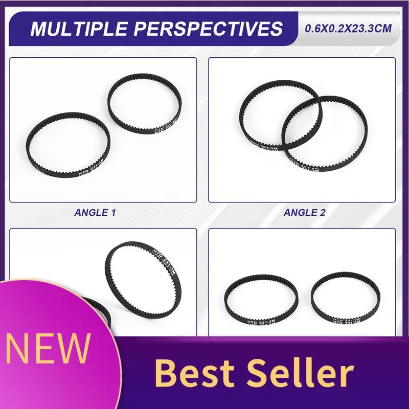 

ABHI-2 Pack Replacement Belts For Shark NV501, NV502, NV503, NV505, NV500W The Rotator Lift-Away Vacuum Parts