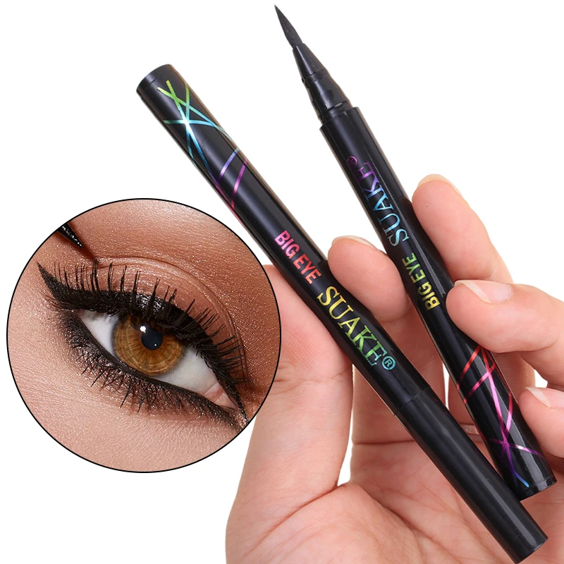 Penna per Eyeliner liquido ad asciugatura rapida duratura impermeabile non Bloom Smooth Matte Black Eye Liner matita per ciglia inferiore trucco per gli occhi cosmetico