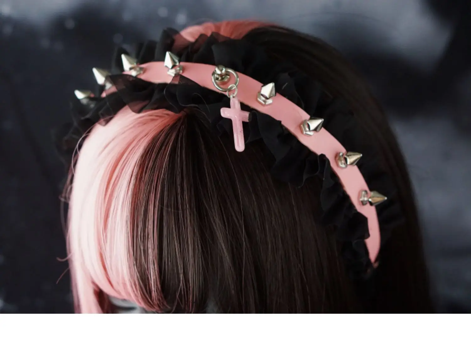 Y2K Rivet Headbands Cool Hairbands for Women Girls PU leather Fashion Hair Hoop Ladies Boutique Hair Accessories