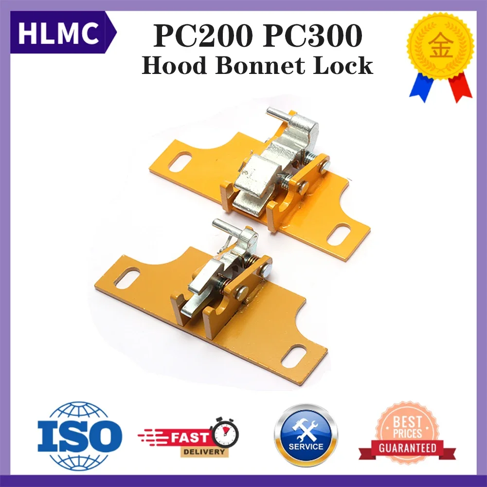 

Excavator Accessories PC200 300 360-6-7-8 Excavator Parts Engine Hood Bonnet Lock