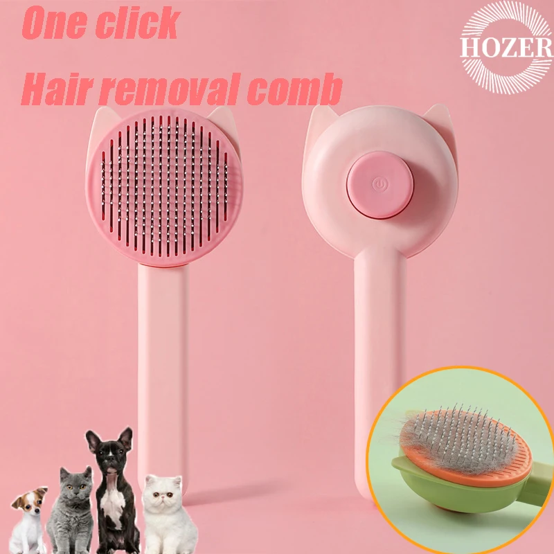 Pet Brush Pet Cat and Dog Grooming Tools Long Hair Cat Brush Cat and Dog Universal Beauty Hair Removal Brush Cat Accessories