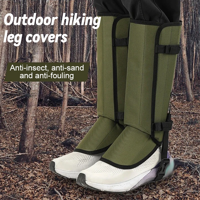 Waterproof Snake Gaiters Leg Guards for Outdoor Camping Travel Hiking Foot Cover with Snake Bite Protection Snow Boot Leg Warmer