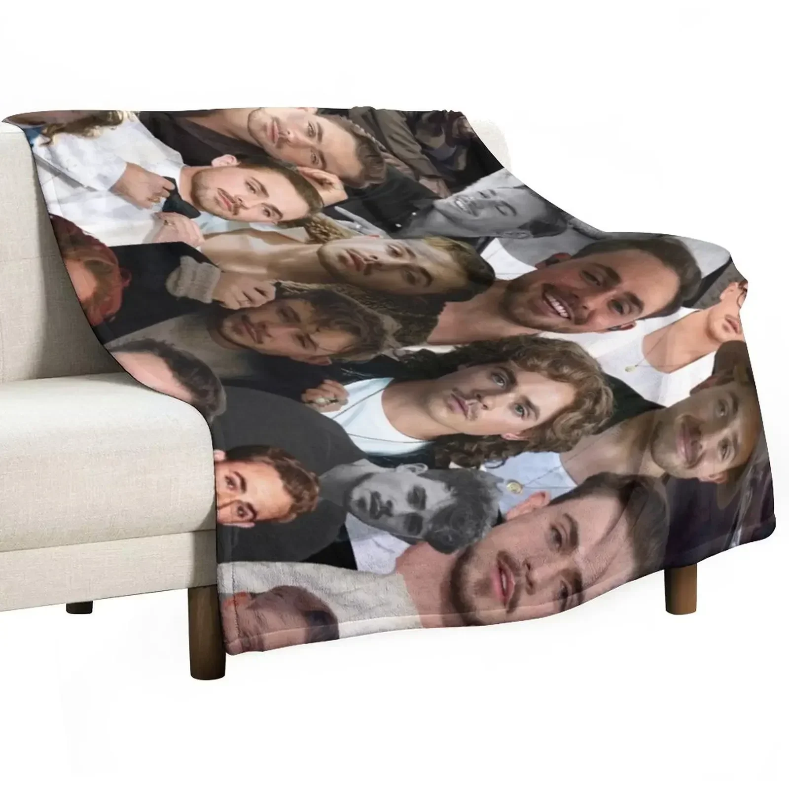 

Montgomery photo collage Throw Blanket Moving Cute Plaid Blankets Sofas Of Decoration Thins Blankets