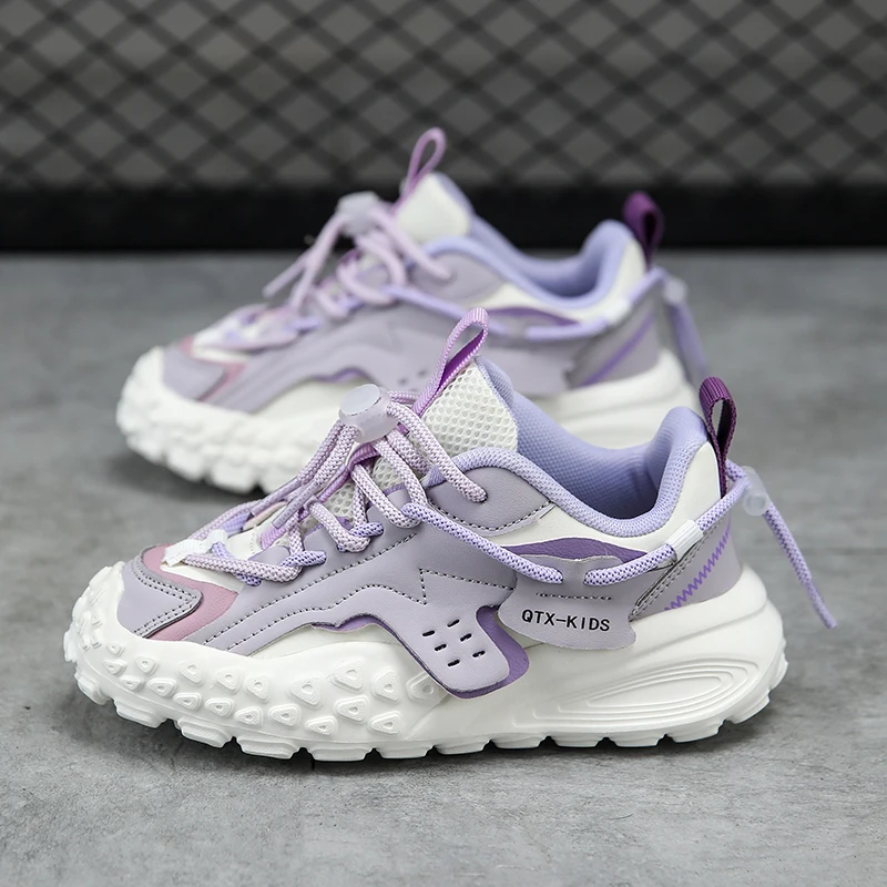 

2025 New Winter Trendy Childrens Sports Shoes Outdoor Racing and Foot Protection Running Shoes Campus Cushioned Casual Shoes