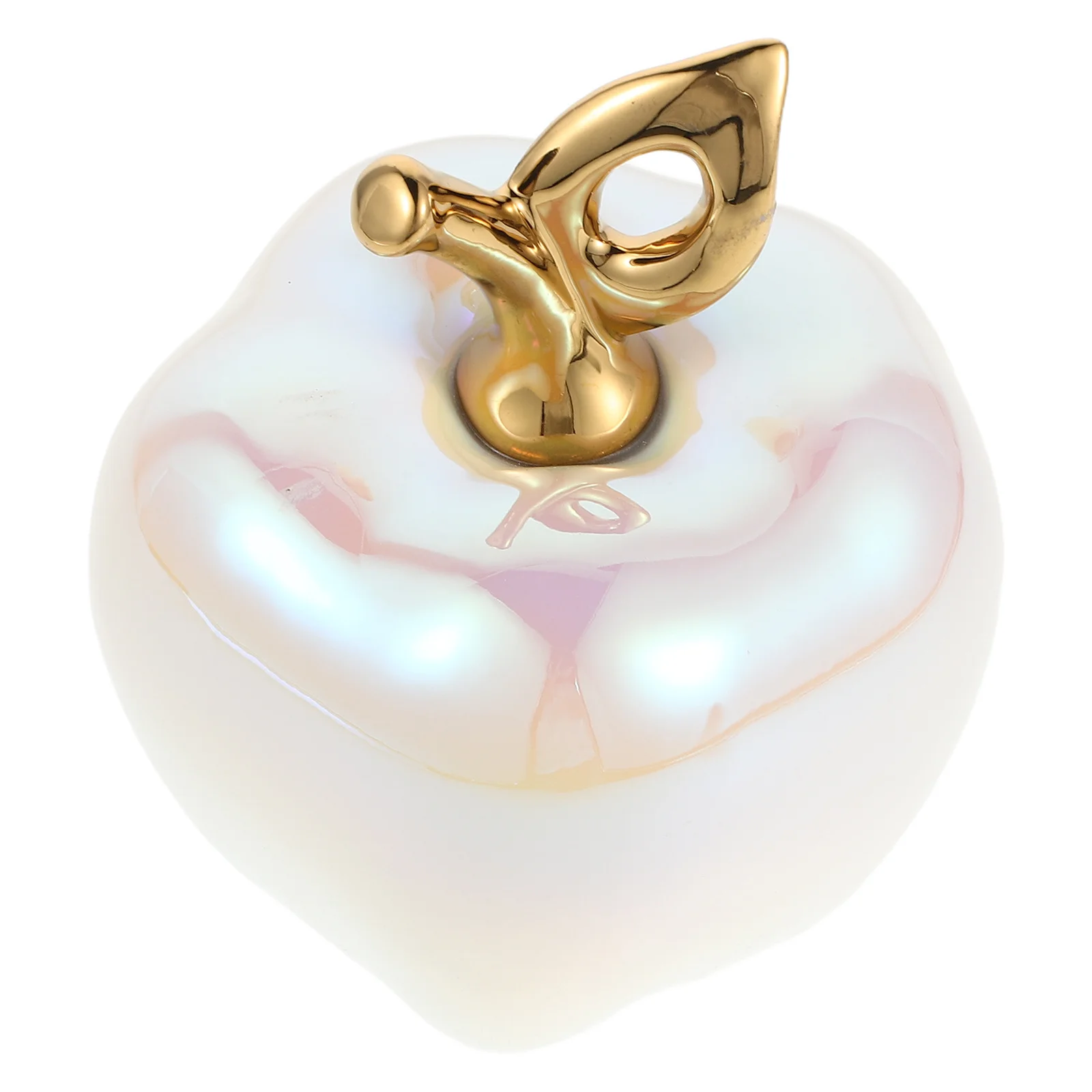 

Ceramic Apple Ornament Realistic Artificial Fruit Desktop Kitchen Table Centerpiece Farmhouse Holiday Christmas Decor