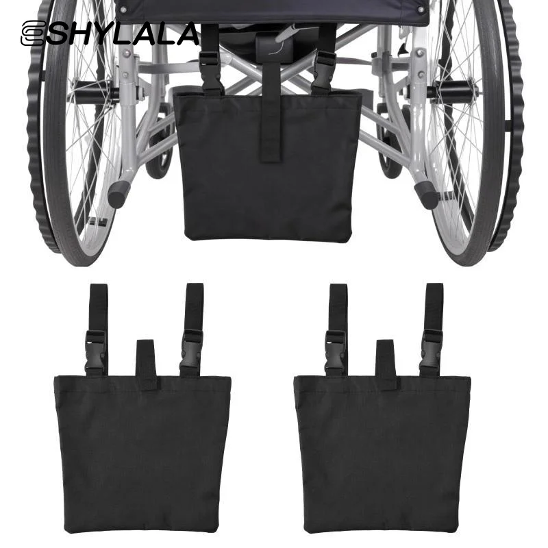 Wheelchair Hanging Storage Organizer 1Pcs Waterproof Oxford Adjustable Straps Suitable for Elderly Daily Trips