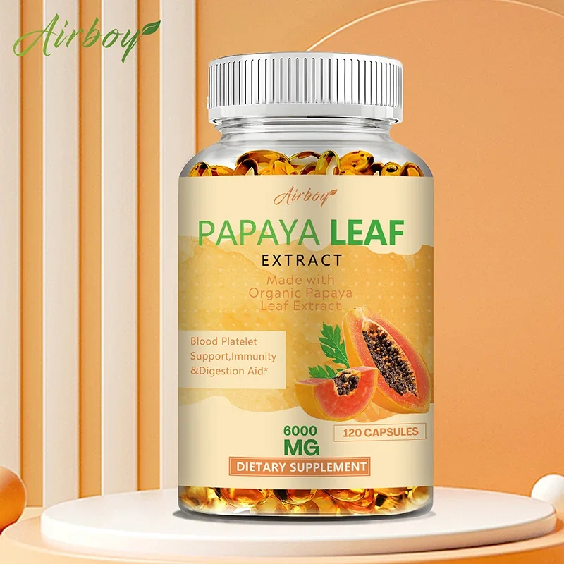 Papaya Leaf Extract - Blood Plate, Bone Marrow and Health Support, Immune Intestine