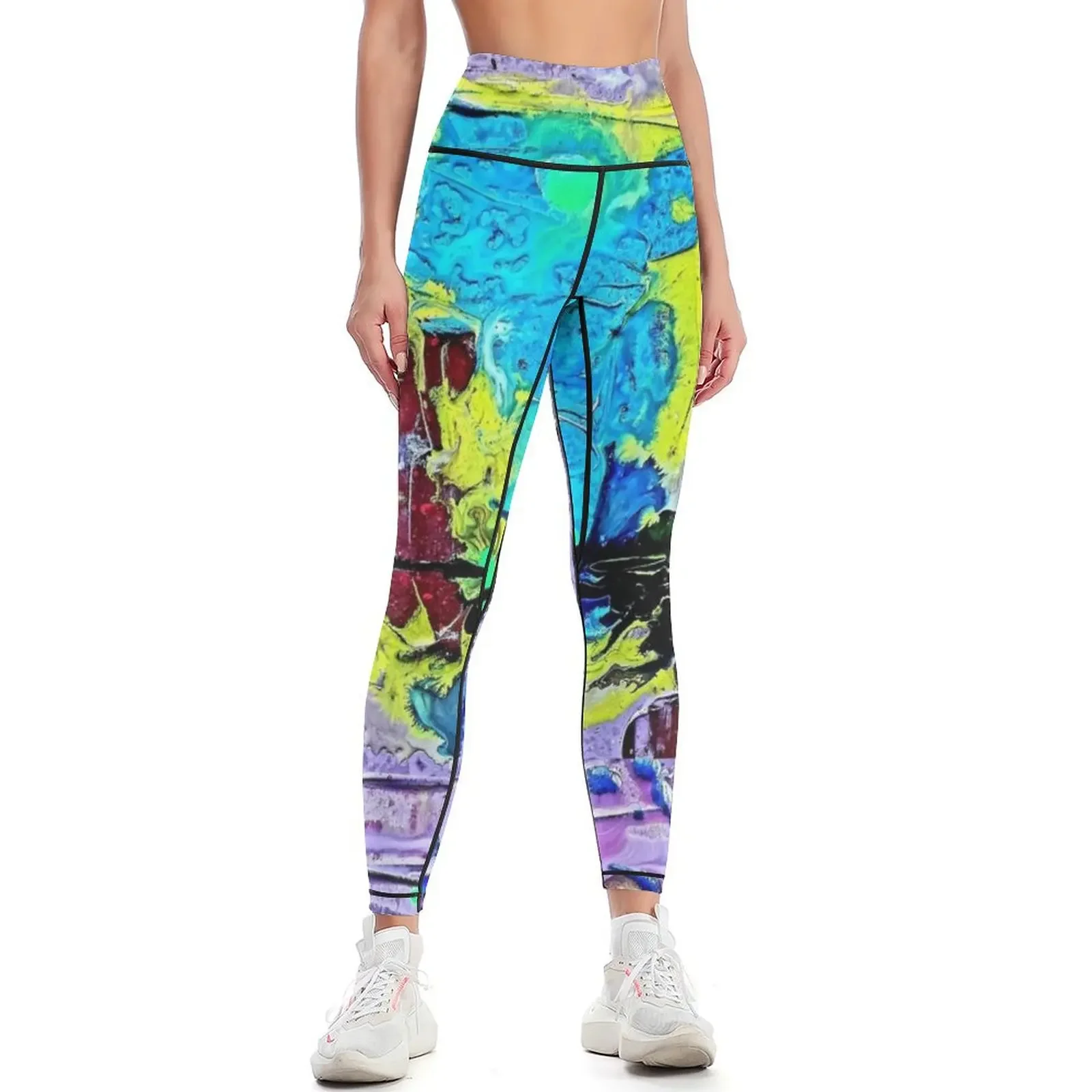 

Purple Market Leggings Women's fitness sports for gym sporty woman gym Golf wear Womens Leggings