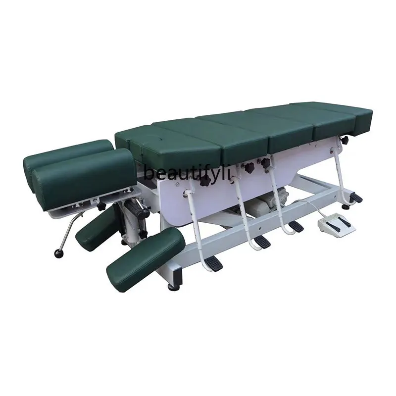 

Five-segment foot stepping American spine hump correction physiotherapy spine pelvic reduction bed