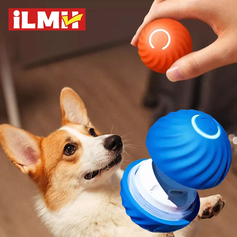 Intelligenter Hundespielzeugball, elektronisches interaktives Haustierspielzeug, beweglicher Ball, automatischer Sprungrollball für Welpen, Geburtstagsgeschenk, Hunde- und Katzenprodukt