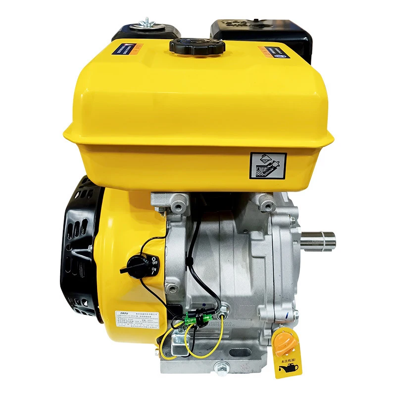 420CC engine Gas Engine Horizontal Shaft, 4 Stroke OHV Gas Motor with Electric Start, Shaft 1