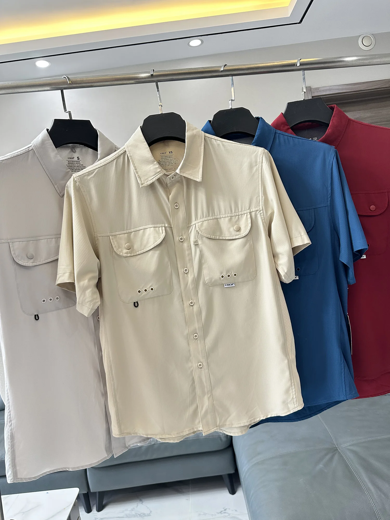 High Performance Men's Short Sleeve Shirt Spring Summer Breathable Tear Resistant Outdoor Fashion Urban Style Quick Dry Light...
