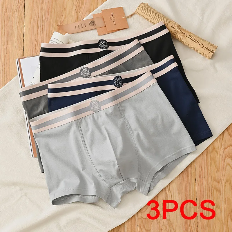 Boxers and Underpants Men Breathable Cotton Man Boxer Men's Boxer Briefs Men's Square Panties Man Underwear Hot Gifts Shorts Set