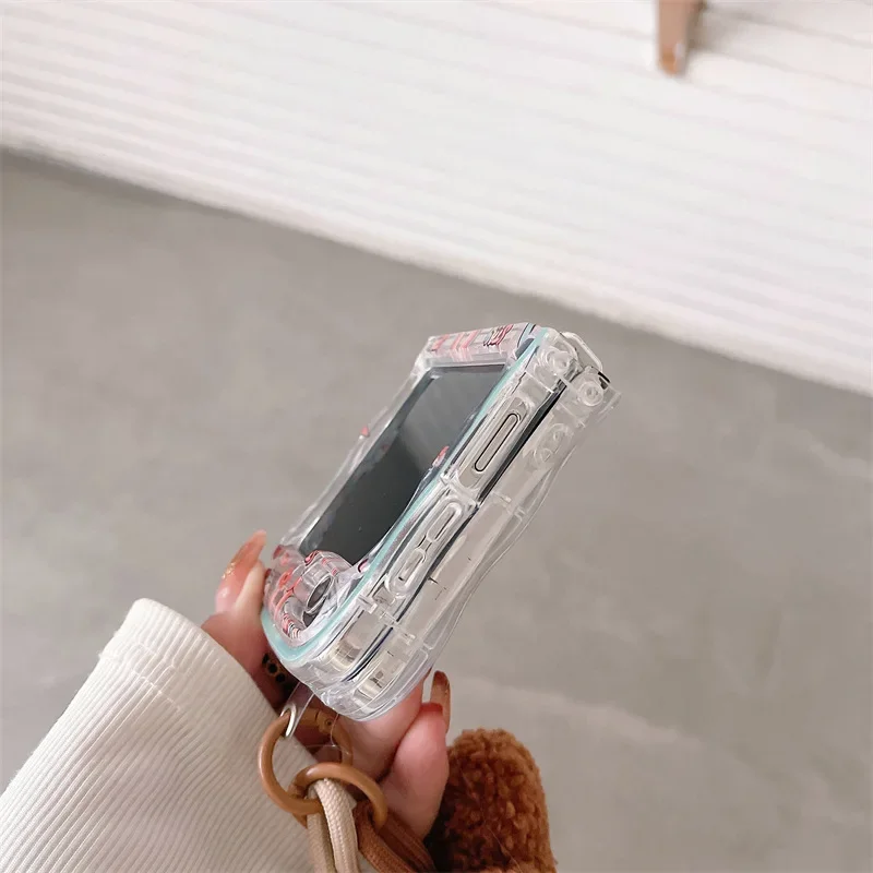 เคสโทรศัพท์หัวใจหรูหราสำหรับ Samsung Galaxy Z Z flip 6 5 4 3ฝาครอบป้องกันด้านหลังสำหรับ ZFlip4 ZFlip5 ZFlip6เคสเปลือก