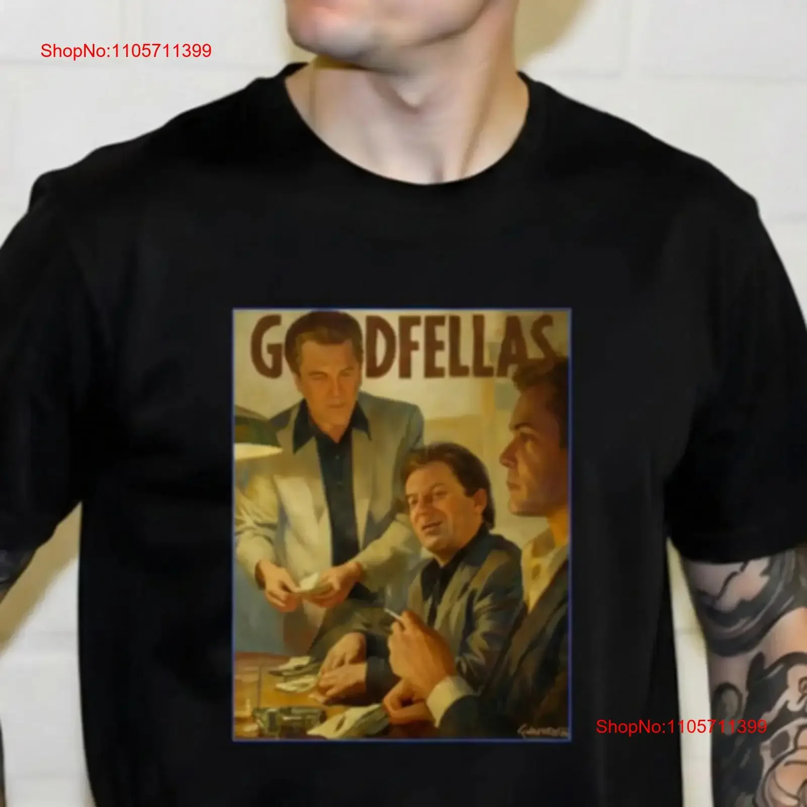 GOODFELLAS MOVIE ART T Shirt Size S 5XL long or short sleeves vintage Washed designer clothes Casual Breathable Stylish homme