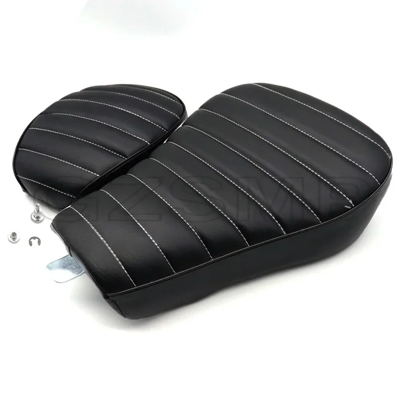 

fit For Harley Sportster XL 1200 883 72 48 2006-2013 2011 2012 2013 Motorcycle Passenger Rear Seat Pad Leather Pillow