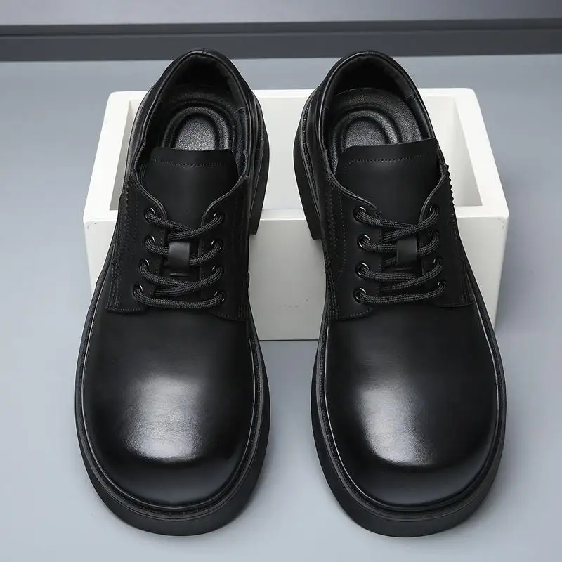 Men's Shoes Party Casual Leather Shoes Casual Men's Classic Work Oxford Shoes Korean Casual Men