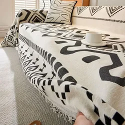 Simple Chenille Sofa Towel for Living Room Hot Dustproof Couch Protective Cover Fashion Bohemian Four Season Universal Blanket