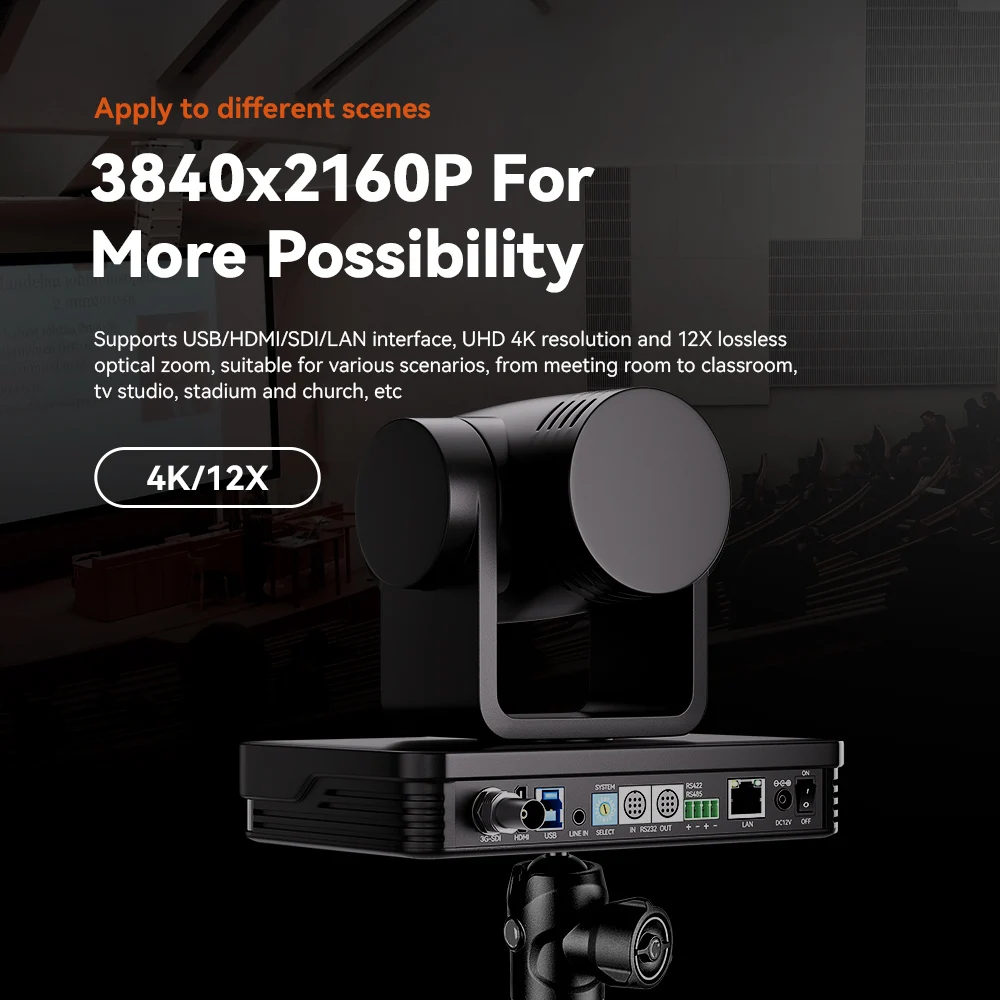 MSAnywii Video Conference 4k Ptz Camera Sdi Ndi Hx Live Stream 15X 25X Video Broadcasting Classroom Ptz Camera 4k for Church