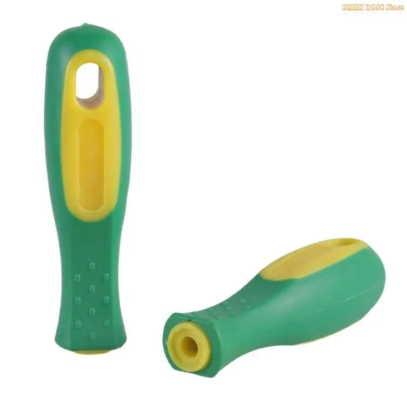 K1AE Pack Of 5 Ergonomic Nonslip File Handle For Enhances Control&Comfort In DIYer & Professional Use, Flat&Semi Round Files