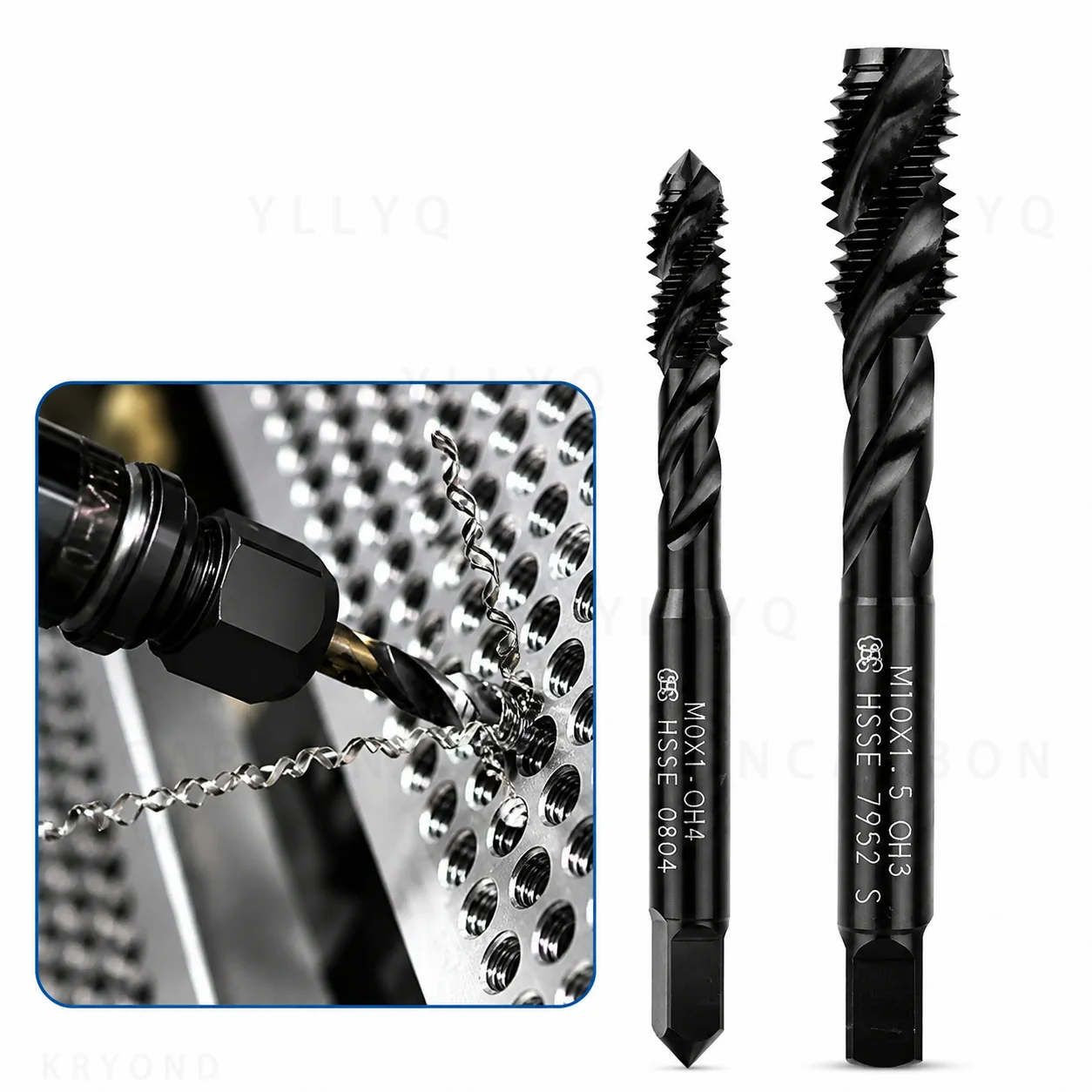 Japan Original OSG Spiral Pointed Tap Fluted EX-H-POT EX-H-SFT M2 M2.5 M3 M4 M5 M6 M8 M10 M12 M14 M16 Machine Screw Thread Taps