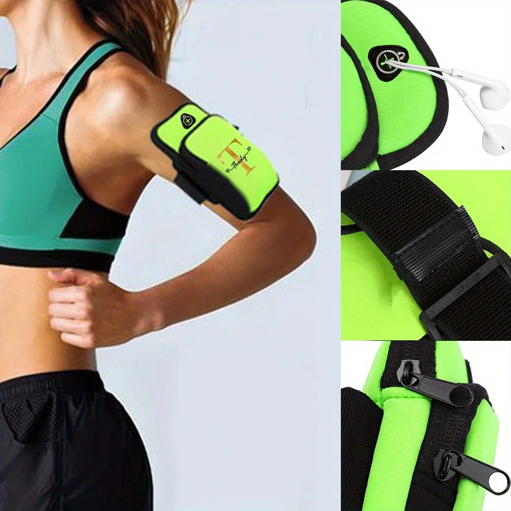 Customized Name Arm Strap Sports Phone Bag Running Arm Phone Bag Sports Phone Bag Personalized Initial Printing