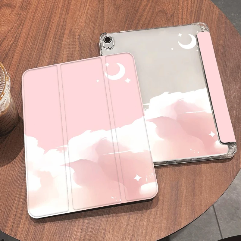 

For Ipad 10th Generation Air 5 4 10.9 Pro 11 12.9 Mini 6 Smart Cover for Ipad A16 11th Air 11 13 Inch IPad 9.7 10.2 9th 6th 5th
