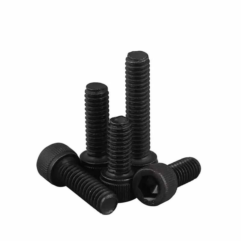 20Pcs US Standard Black Grade 12.9 Steel Hexagon Hex Socket Cup Head Screws UNC Allen Bolt 0#-80 2#-56 4#-40 6#-32 8#-32 10#-32