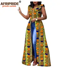African Maxi Dress with Ankara Print #6