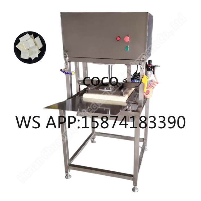 Tofu Cheese Jelly Cube Cutter Commercial Food Dicing Machine