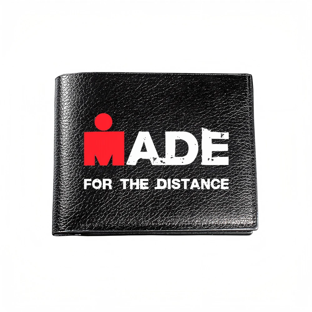 Made For The Distance Men's Wallet Card Holder Casual Business Fashion Print Design Stylish Everyday Accessory