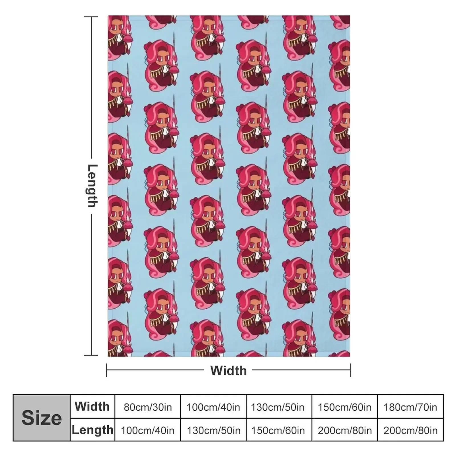 Raspberry Cookie Throw Blanket Sofa Soft Bed Fashionable Cute Blankets