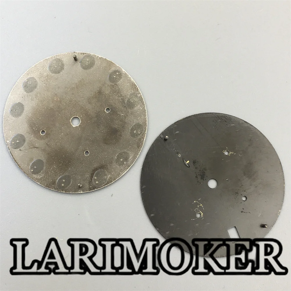 LARIMOKER 31.5MM VK63 quartz Movement dial with 6-pin pointer green luminous modified watch accessories suitable for 40MM case