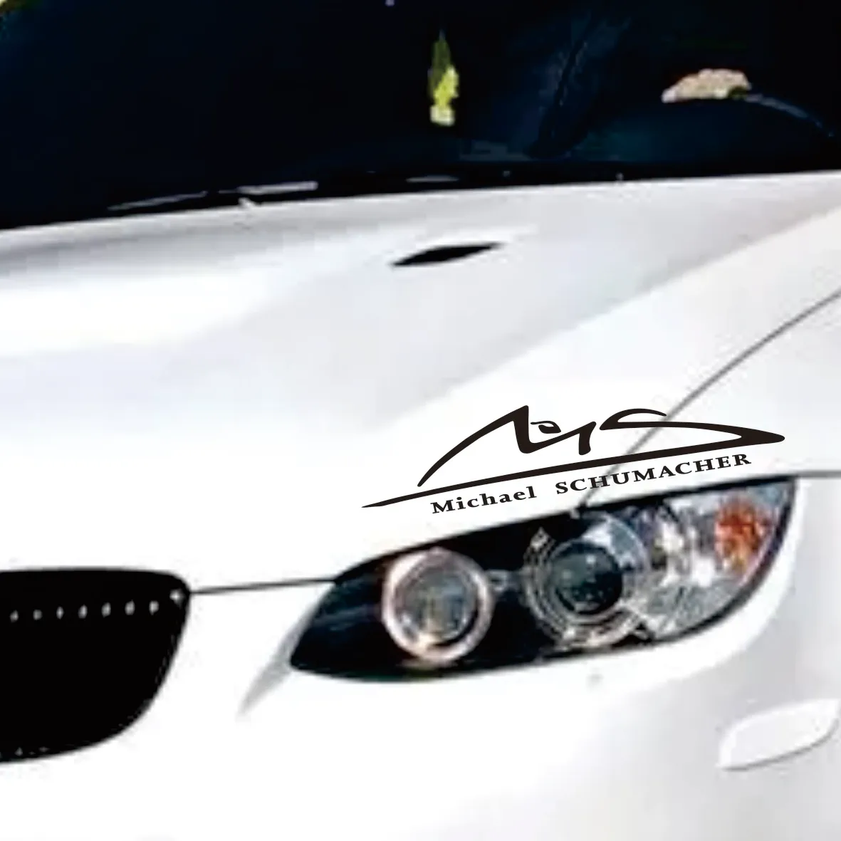 Michael SCHUMACHER Signature Sticker On Car For Peugeot 307,Opel astra h,Mercedes w204,Bmw e92,Citroen c3,Bmw g30