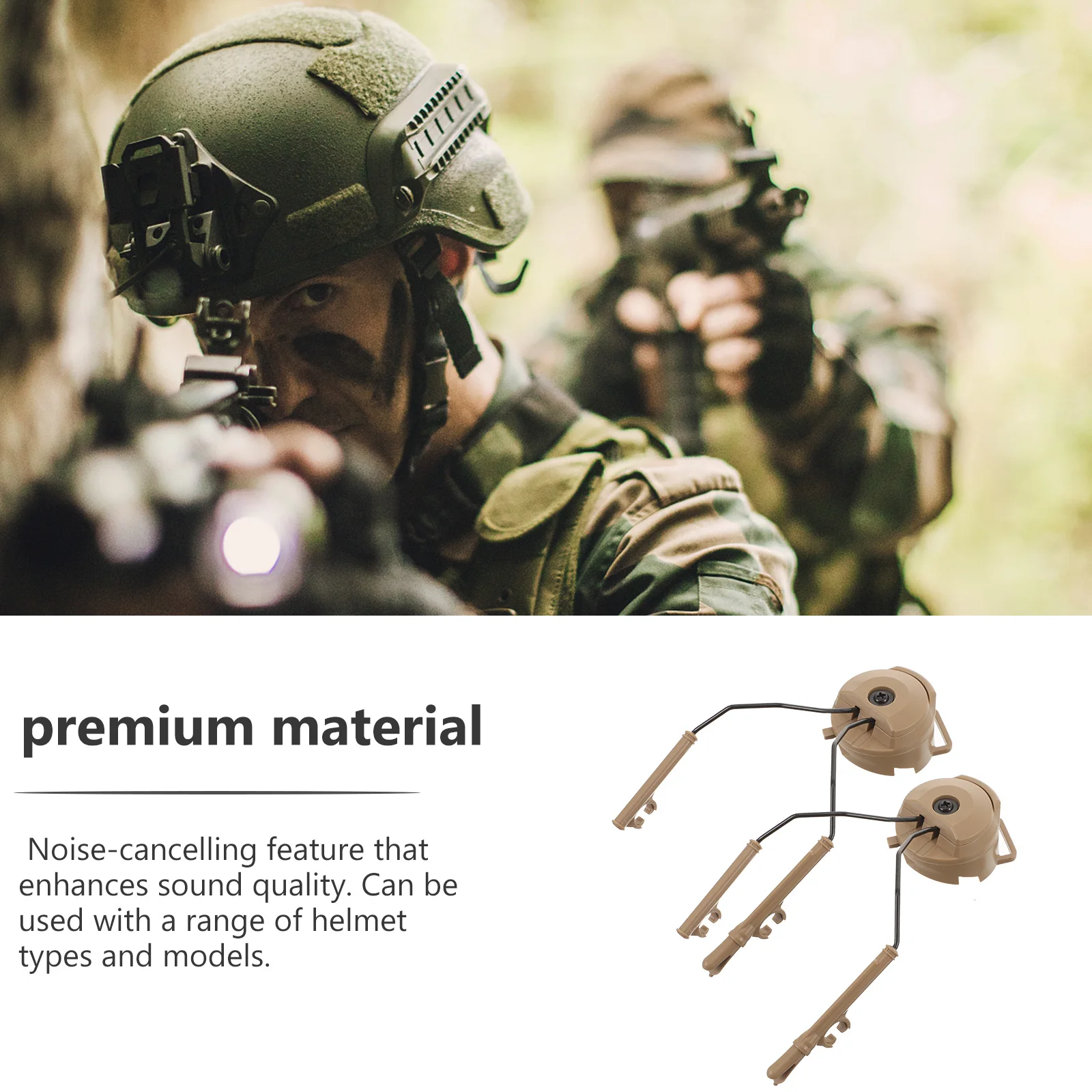 

1Pair Headphone Holder Daily Use Adapter Multi-Functional Rail Design Portable Outdoor Desktop Headphone Rack