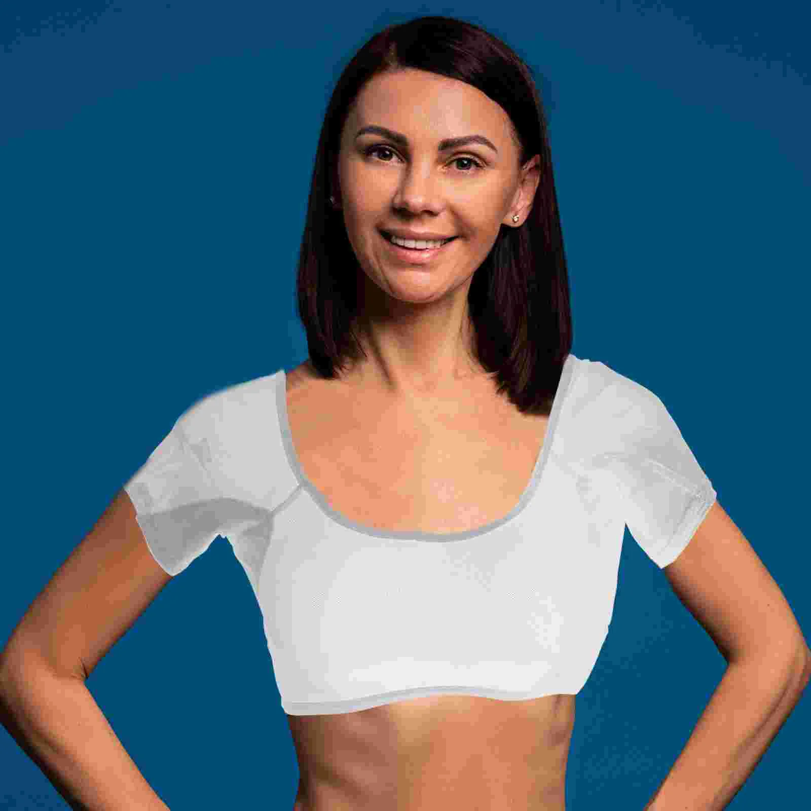 Sweatshirt Vest Proof for Girl Underarm Sweat-proof While Sports Washable Protector Lady