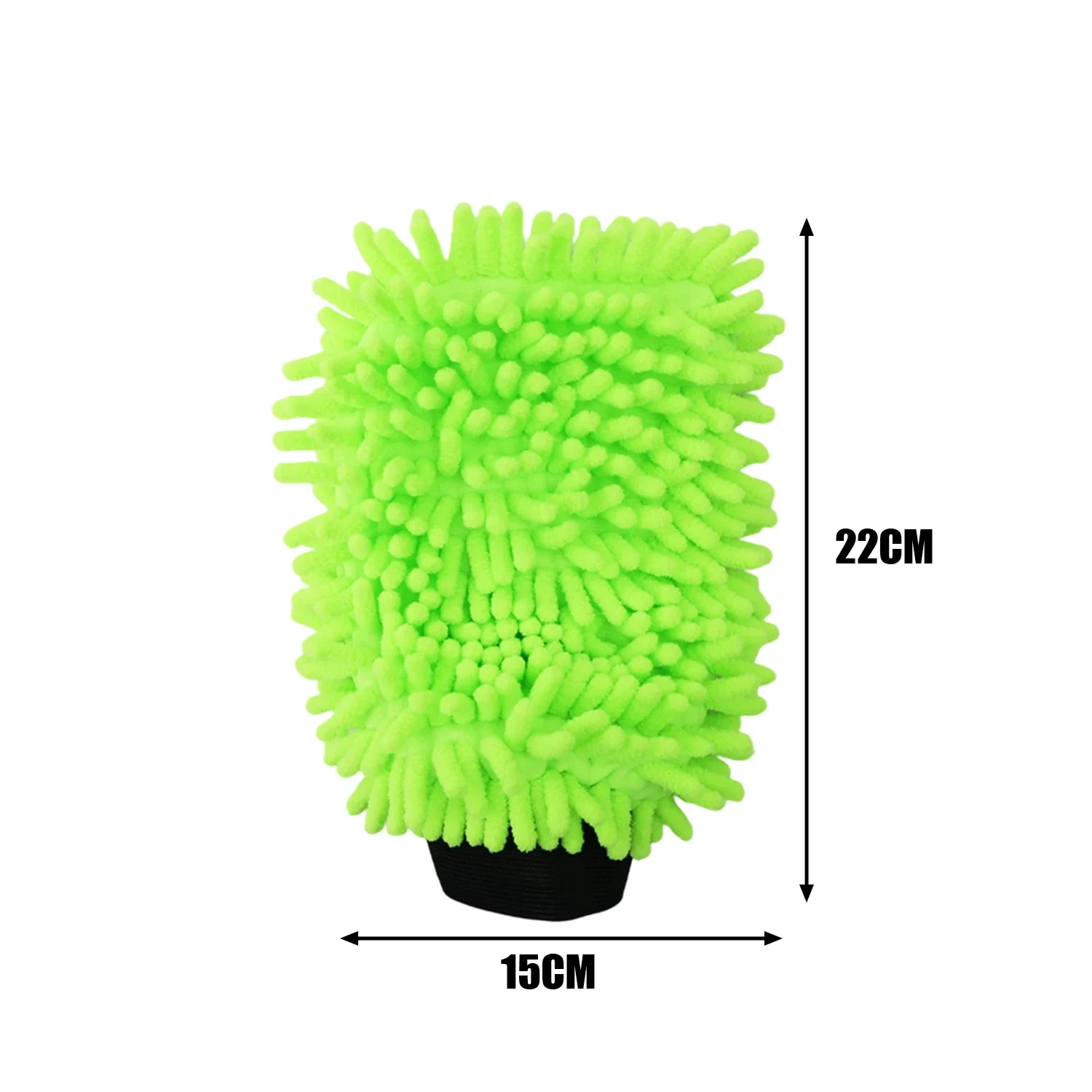 1/2Pcs Chenille Microfiber Car Wash Gloves, Scratch-Free Lint-Free Super Absorbent Wash Mitts for Auto, Motor & Bike Cleaning view 6