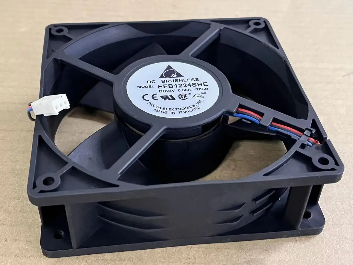 

Delta 12038 Fan 24v 0.66a Cooling Fan EFB1224SHE-T8SB