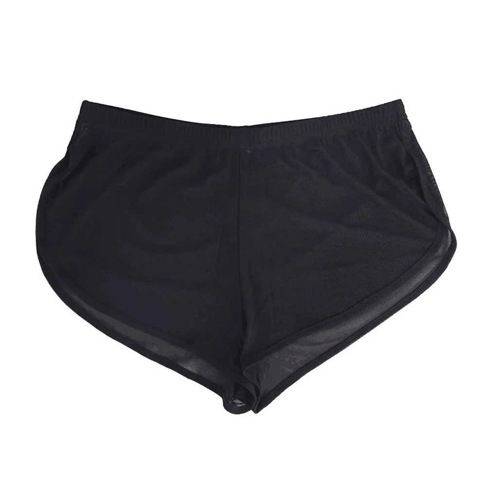 ملخصات الملابس الداخلية اليومية عطلة الصلبة الرياضة تنفس موجز الملابس الداخلية الملابس الداخلية الرجال مثير الملابس الداخلية شبكة الأوسط مرونة الربيع #2