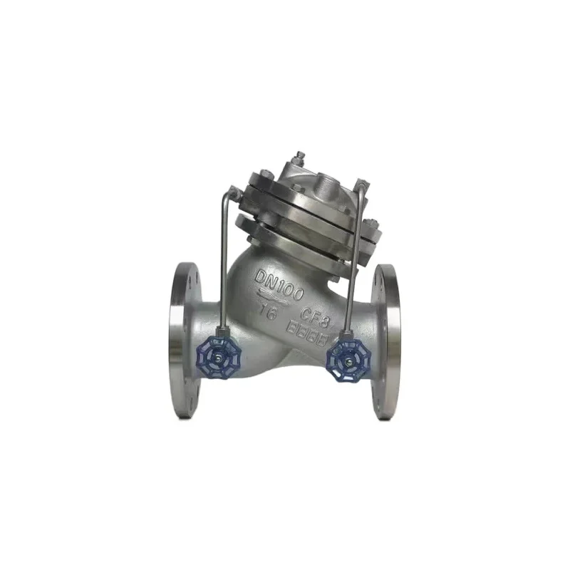 Multifunctional water pump control valve JD745X diaphragm type, stainless steel material